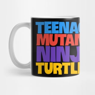 TMNT Teenage Mutant Ninja Turtles Leonardo Raphael Donatello Michelangelo Mug